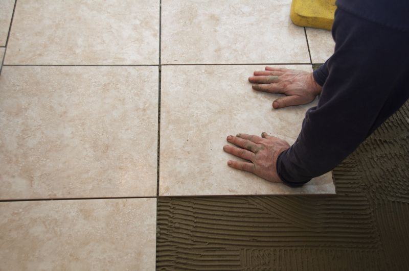 Kitchen Tile Grout Restoration